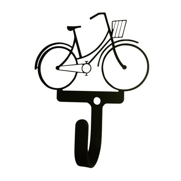 Village Wrought Iron Village Wrought Iron WH-301-S Bicycle Womans & Girls Wall Hook; Small WH-301-S - main